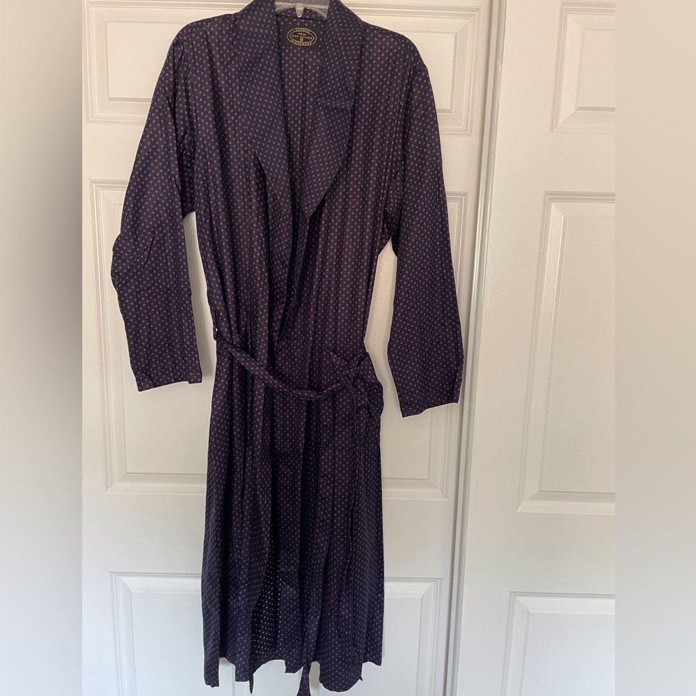 Vintage New St. Michael 100% cotton robe